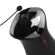 Masturbator automat vibrant XL din material texturat, maro, 34.9 cm