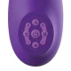 Vibrator rabbit din material moale, mov, 20,3 cm