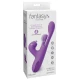 Vibrator Rabbit din material moale, mov, 24,1 cm