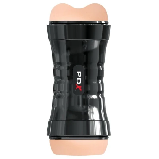 Masturbator reversibil din material flexibil, 21,6 cm
