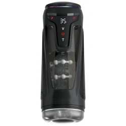 Masturbator automat cu vibrații și încălzire, 26.5 cm