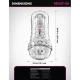 Masturbator transparent din material moale, 21 cm
