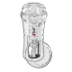 Masturbator transparent din material moale, 21 cm