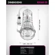 Masturbator XXL transparent din material moale, 27,3 cm