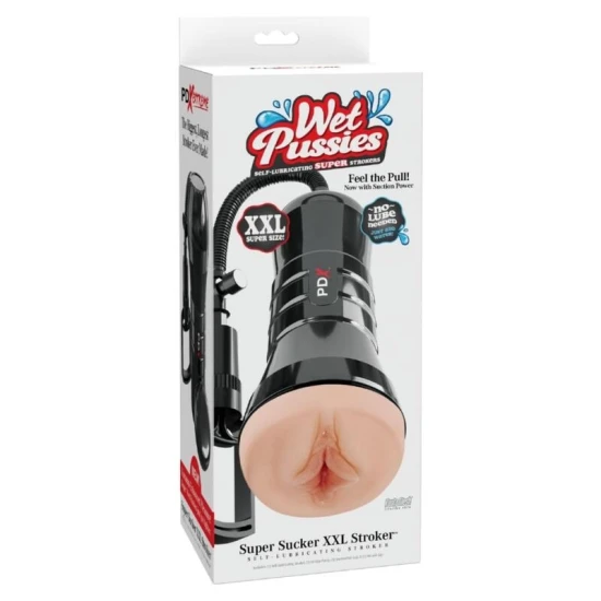 Masturbator vaginal XXL cu sucțiune, 27.3 cm