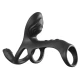 Inel vibrator pentru cupluri din material flexibil, 19,5 cm