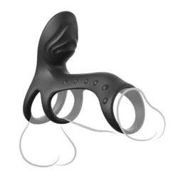Inel Vibrator pentru Cupluri din material moale, 19.5 cm