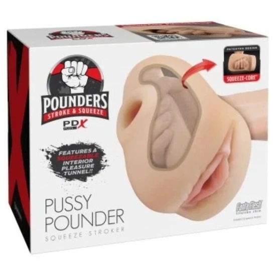 Masturbator realist vagin din material moale, 18 cm