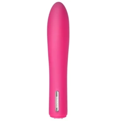 Vibrator Iris din silicon, roz, 16 cm