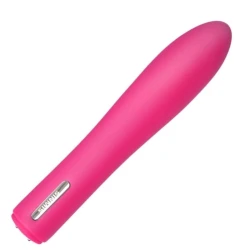 Vibrator Iris din silicon, roz, 16 cm