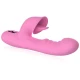 Vibrator Rabbit cu vibrații, împingeri și mișcare oscilantă, roz