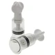 Set dispozitive de sucțiune pentru mameloane și clitoris din ABS, negru, S/M