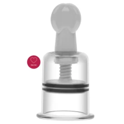 Set dispozitive de sucțiune pentru mameloane și clitoris din ABS, negru, S/M