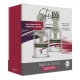 Set dispozitive de sucțiune pentru mameloane și clitoris din ABS, negru, S/M