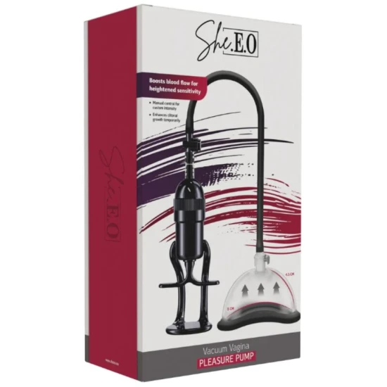 Pompă vacuum vaginală din ABS, PVC și silicon