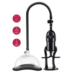 Pompă vacuum vaginală din ABS, PVC și silicon