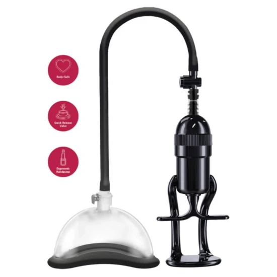 Pompă vacuum vaginală din ABS, PVC și silicon