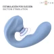 Stimulator clitoridian multifuncțional din silicon și ABS, albastru