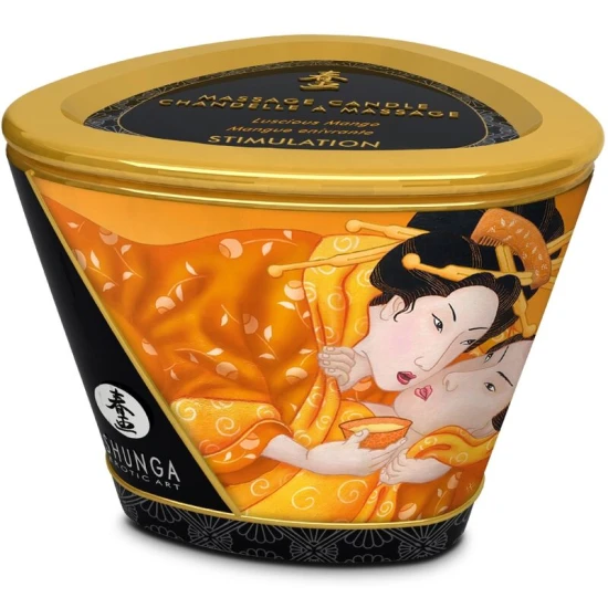 Lumânare de masaj din ceară, Mango, 170 ml