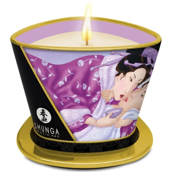 Lumânare de masaj cu aromă de lavandă, 170 ml