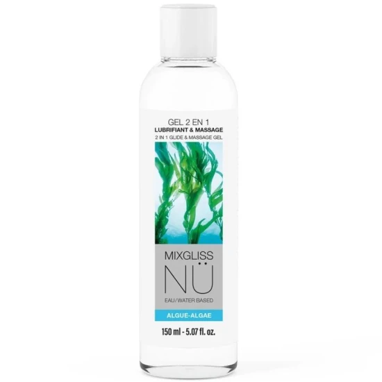 Gel lubrifiant și masaj 2 în 1 pe bază de apă, alge, 150 ml