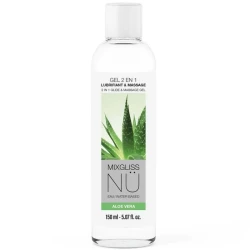 Gel de masaj și lubrifiant Nuru Aloe Vera, transparent, 150 ml