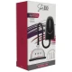 Pompă vacuum automată pentru vagin și clitoris, neagră, ABS/PVC/silicon
