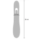 Vibrator Rabbit G-Spot din silicon, mov