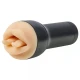 Masturbator realist tip gură din TPE, negru, universal