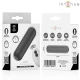 Vibrator bullet reîncărcabil cu telecomandă, negru