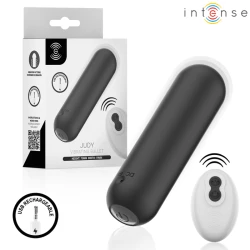 Vibrator bullet reîncărcabil cu telecomandă, negru