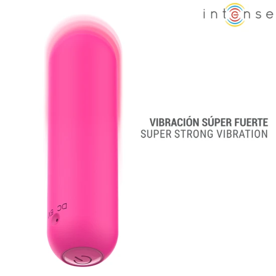 Bullet vibrator reîncărcabil cu telecomandă, silicon, roz