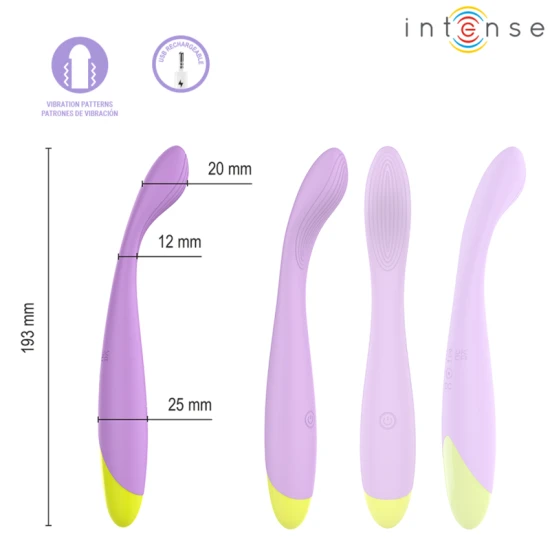 Stimulator G-Spot flexibil USB reîncărcabil din silicon, negru