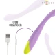 Stimulator G-Spot flexibil USB reîncărcabil din silicon, negru