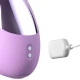 Vibrator iepure pentru punctul G & clitoris din silicon, mov, IntiMotion Flutter Pro