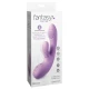 Vibrator iepure pentru punctul G & clitoris din silicon, mov, IntiMotion Flutter Pro