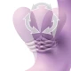 Vibrator iepure pentru punctul G & clitoris din silicon, mov, IntiMotion Flutter Pro
