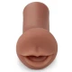Masturbator realist tip oral din FantaFlesh®, negru