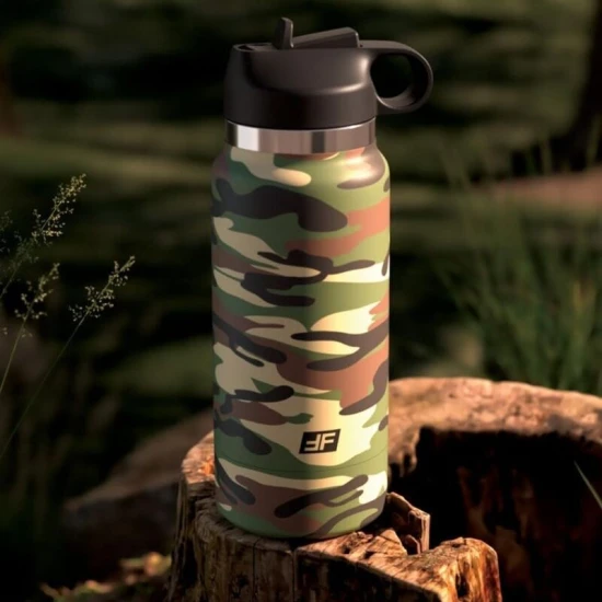 Masturbator discret tip sticlă PDX Plus, camuflaj, Happy Camper