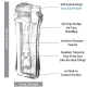 Masturbator masculin buze voluptuoase din TPE, transparent