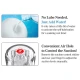 Masturbator masculin buze voluptuoase din TPE, transparent
