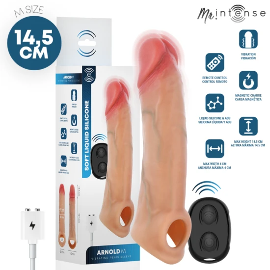 Manson penis vibrant realist din silicon, M