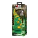 Dildo fantasy din silicon, bicolor verde-galben, 22,5 cm Ø 6 cm