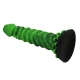 Dildo fantasy Manticore din silicon, verde-negru, 23 cm