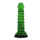Dildo fantasy Manticore din silicon, verde-negru, 23 cm