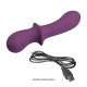 Vibrator reîncărcabil din silicon, mov, 10 funcții