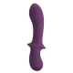 Vibrator reîncărcabil din silicon, mov, 10 funcții