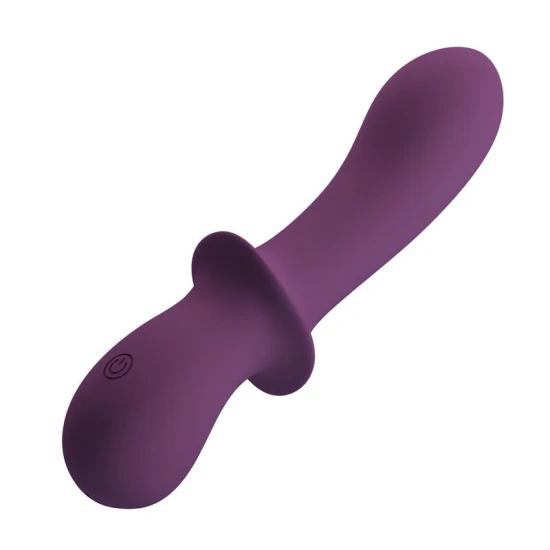 Vibrator reîncărcabil din silicon, mov, 10 funcții