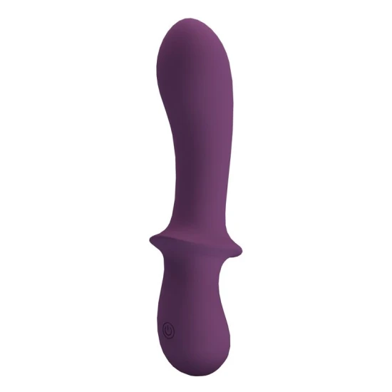 Vibrator reîncărcabil din silicon, mov, 10 funcții
