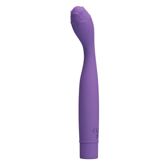 Vibrator G-Spot flexibil din silicon, mov